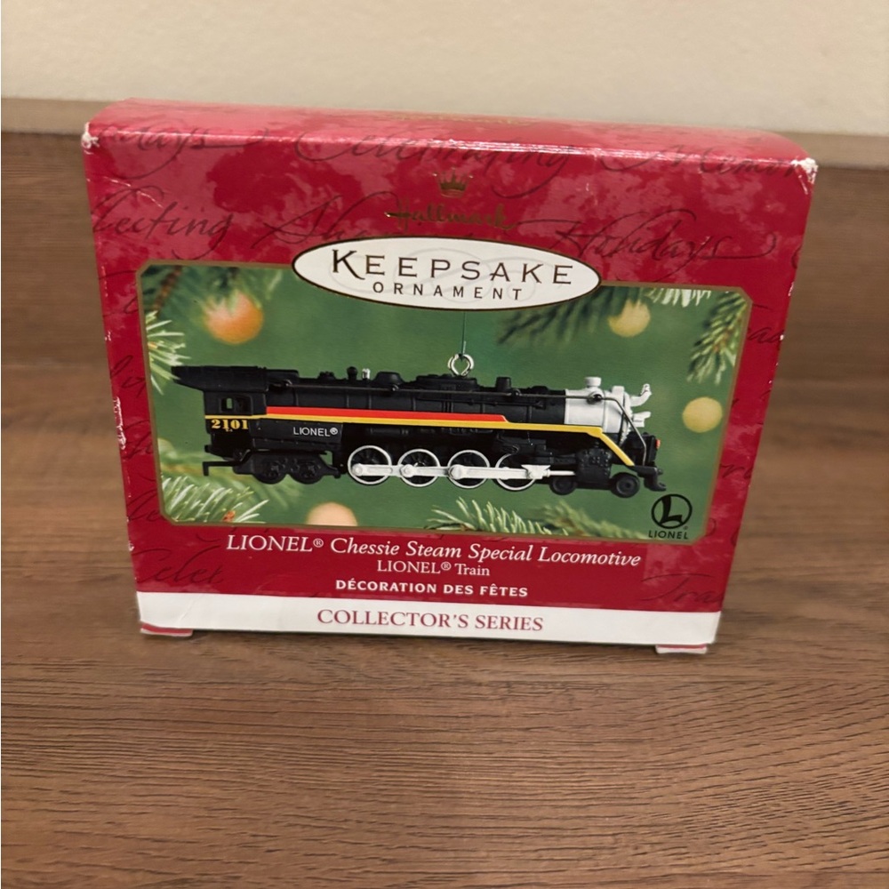 Vintage 2001 Hallmark Keepsake Ornament‎ Lionel Chessie Steam Special Locomotive